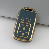 Gold TPU Car Key Cover For  Honda  Key Protect Case