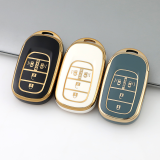 Gold TPU Car Key Cover For  Honda  Key Protect Case
