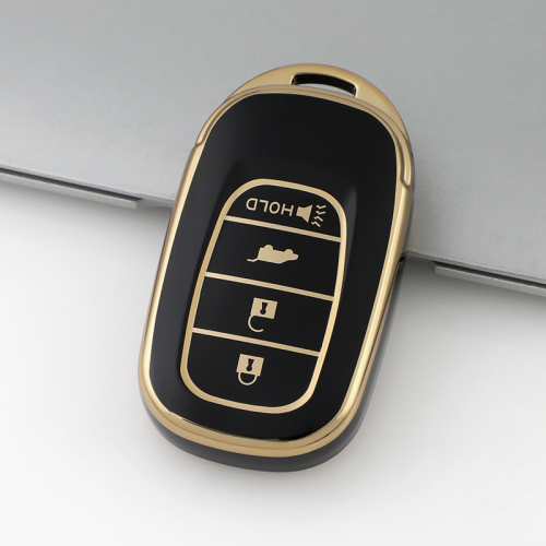 Gold TPU Car Key Cover For  Honda  Key Protect Case