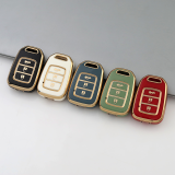 Gold TPU Car Key Cover For  Honda  Key Protect Case