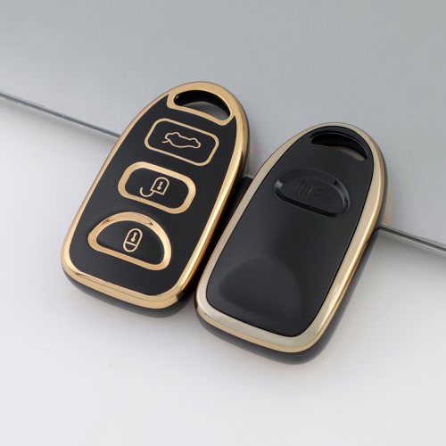 Gold TPU Car Key Cover For  Kia  Key Protect Case