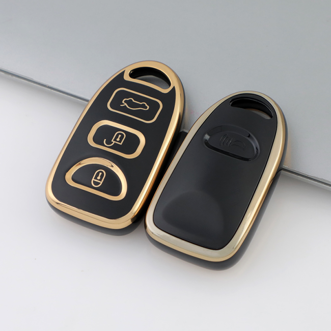 Gold TPU Car Key Cover For  Kia  Key Protect Case