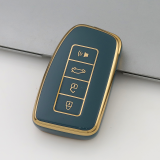 Gold TPU Car Key Cover For Lexus  Key Protect Case