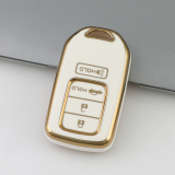 Gold TPU Car Key Cover For  Honda  Key Protect Case