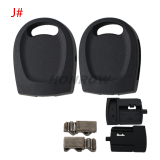 Universal transponder key shell kit, can put all KEYDIY blade