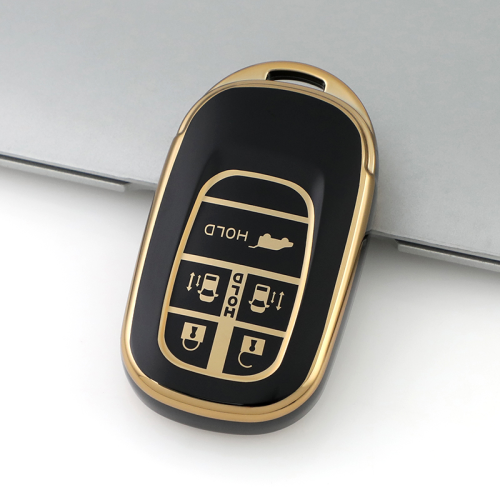 Gold TPU Car Key Cover For  Honda  Key Protect Case