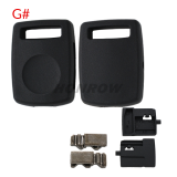 Universal transponder key shell kit, can put all KEYDIY blade