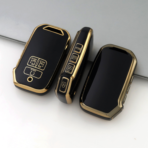 Gold TPU Car Key Cover For  Kia  Key Protect Case