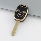 Gold TPU Car Key Cover For  Honda  Key Protect Case