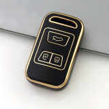 Gold TPU Car Key Cover For Chery  Key Protect Case