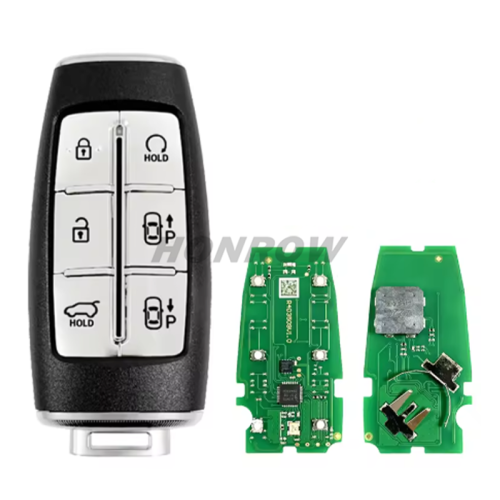 For Hyundai 2022 Genesis GV70  6 Button Remote Smart Key with 433MHz 47 CHIP  FCC ID: TQ8-FOB-4F36  PN:95440-DS110