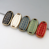 Gold TPU Car Key Cover For  HYUNDAI  Key Protect Case