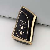 Gold TPU Car Key Cover For Lexus  Key Protect Case