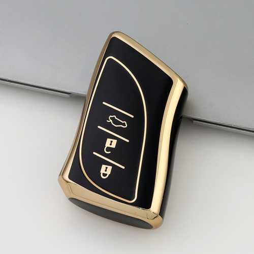 Gold TPU Car Key Cover For Lexus  Key Protect Case