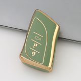 Gold TPU Car Key Cover For Lexus  Key Protect Case