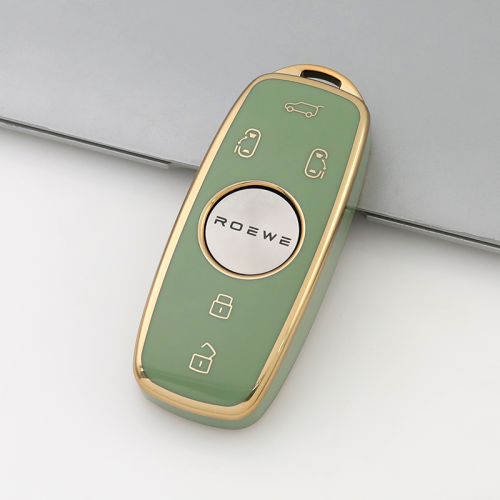 Gold TPU Car Key Cover For Roewe  Key Protect Case