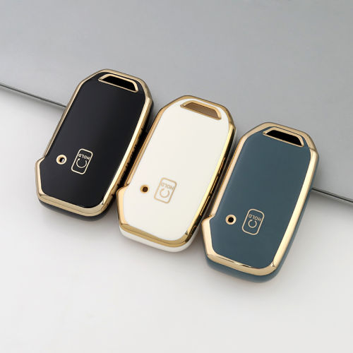 Gold TPU Car Key Cover For  Kia  Key Protect Case
