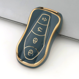 Gold TPU Car Key Cover For Geely  Key Protect Case