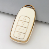 Gold TPU Car Key Cover For Chery  Key Protect Case