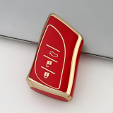 Gold TPU Car Key Cover For Lexus  Key Protect Case