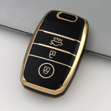 Gold TPU Car Key Cover For  Kia  Key Protect Case