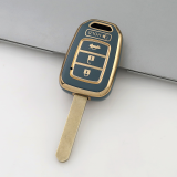 Gold TPU Car Key Cover For  Honda  Key Protect Case