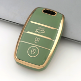 Gold TPU Car Key Cover For  Kia  Key Protect Case
