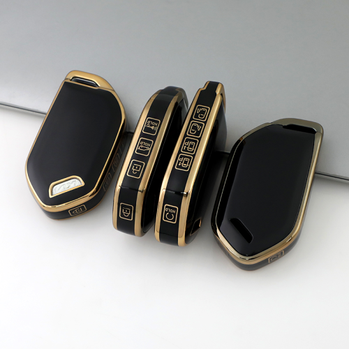 Gold TPU Car Key Cover For  Kia  Key Protect Case