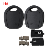Universal transponder key shell kit, can put all KEYDIY blade