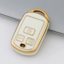 Gold TPU Car Key Cover For  Kia  Key Protect Case