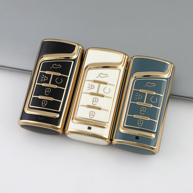 Gold TPU Car Key Cover For Trumpchi  Key Protect Case