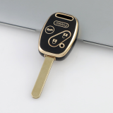 Gold TPU Car Key Cover For  Honda  Key Protect Case