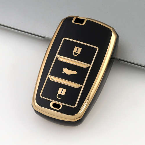 Gold TPU Car Key Cover For  Changan  Key Protect Case