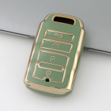 Gold TPU Car Key Cover For  Kia  Key Protect Case