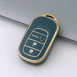 Gold TPU Car Key Cover For  Honda  Key Protect Case