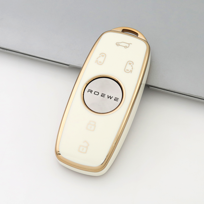 Gold TPU Car Key Cover For Roewe  Key Protect Case