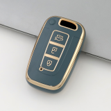 Gold TPU Car Key Cover For  HYUNDAI  Key Protect Case