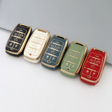 Gold TPU Car Key Cover For  JEEP  Key Protect Case