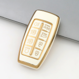 Gold TPU Car Key Cover For  HYUNDAI  Key Protect Case