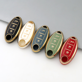 Gold TPU Car Key Cover For  Nissan  Key Protect Case