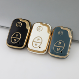 Gold TPU Car Key Cover For  BYD  Key Protect Case