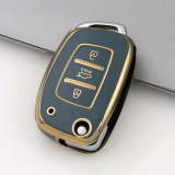Gold TPU Car Key Cover For  HYUNDAI  Key Protect Case