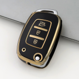 Gold TPU Car Key Cover For  HYUNDAI  Key Protect Case