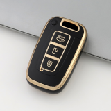 Gold TPU Car Key Cover For  HYUNDAI  Key Protect Case