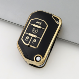 Gold TPU Car Key Cover For  JEEP  Key Protect Case