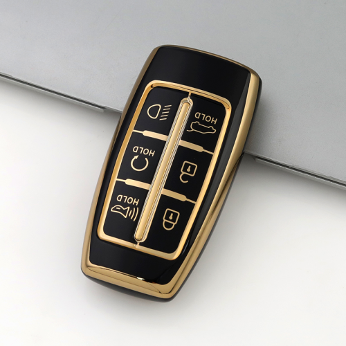 Gold TPU Car Key Cover For  HYUNDAI  Key Protect Case