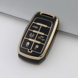 Gold TPU Car Key Cover For  JEEP  Key Protect Case