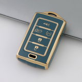 Gold TPU Car Key Cover For  JEEP  Key Protect Case