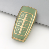 Gold TPU Car Key Cover For  HYUNDAI  Key Protect Case