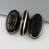 Gold TPU Car Key Cover For  HYUNDAI  Key Protect Case